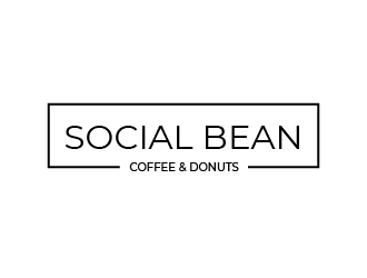 Social Bean Coffee & Donuts logo design by Shailesh