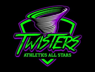 Twisters / Twister Athletics All Stars  logo design by daywalker