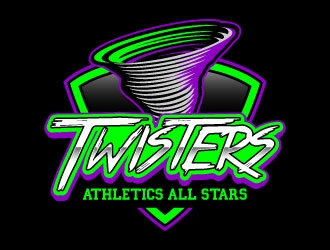 Twisters / Twister Athletics All Stars  logo design by daywalker
