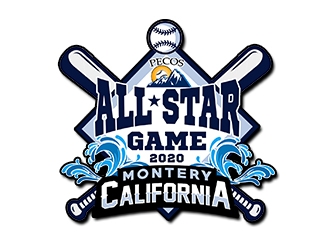 2020 Pecos League All Star Game Monterey California logo design by PrimalGraphics