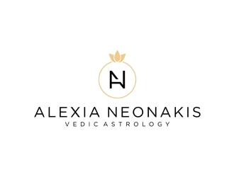 Alexia Neonakis Vedic Astrology  logo design by alby