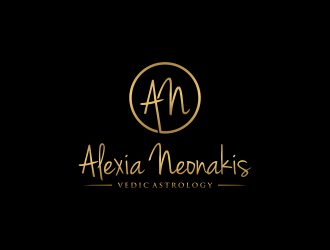 Alexia Neonakis Vedic Astrology  logo design by Franky.