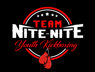 TEAM NITE-NITE Youth Kickboxing logo design by BeDesign
