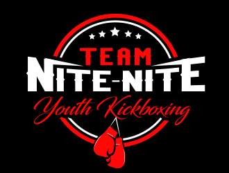 TEAM NITE-NITE Youth Kickboxing logo design by BeDesign