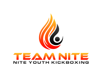 TEAM NITE-NITE Youth Kickboxing logo design by maseru
