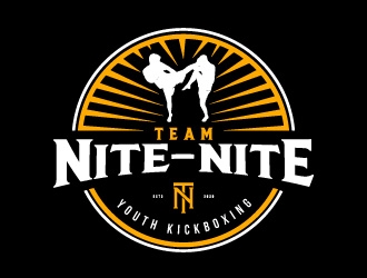 TEAM NITE-NITE Youth Kickboxing logo design by harrysvellas