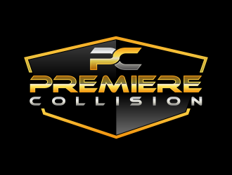 Premiere Collision logo design by RIANW