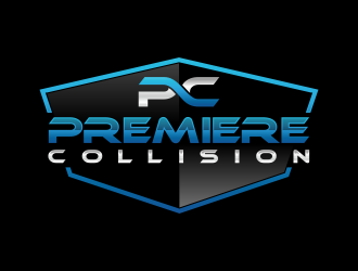 Premiere Collision logo design by RIANW