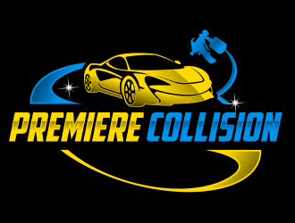 Premiere Collision logo design by ingepro