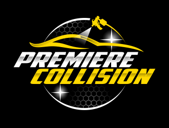 Premiere Collision logo design by ingepro