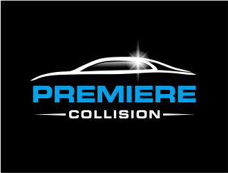 Premiere Collision logo design by Girly