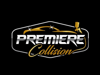 Premiere Collision logo design by Foxcody