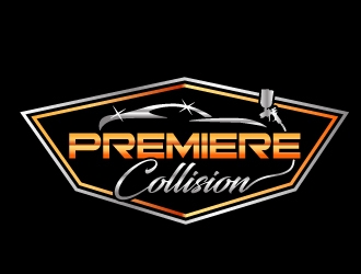 Premiere Collision logo design by Foxcody