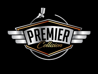 Premiere Collision logo design by Foxcody