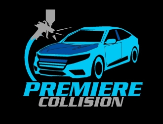 Premiere Collision logo design by AamirKhan