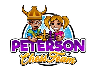 Peterson Chess Team logo design by DreamLogoDesign