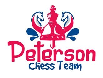 Peterson Chess Team logo design by DreamLogoDesign
