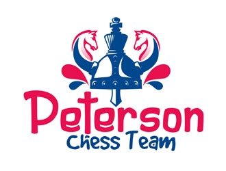 Peterson Chess Team logo design by DreamLogoDesign