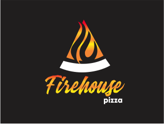 Firehouse Pizza  logo design by up2date