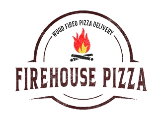 Firehouse Pizza  logo design by PrimalGraphics