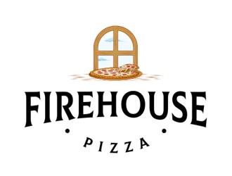 Firehouse Pizza  logo design by rahmatillah11