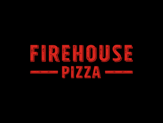 Firehouse Pizza  logo design by N3V4