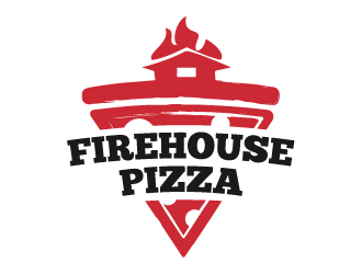 Firehouse Pizza  logo design by IanGAB