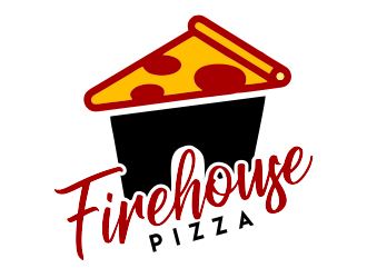 Firehouse Pizza  logo design by JessicaLopes