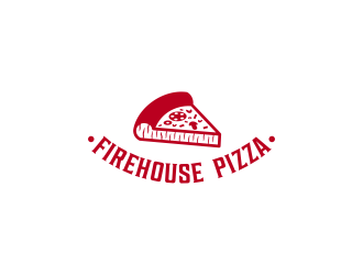 Firehouse Pizza  logo design by senandung