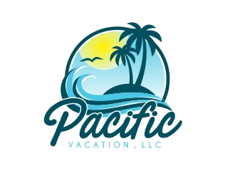 Pacific Vacations,LLC logo design by rahmatillah11