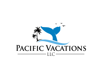 Pacific Vacations,LLC logo design by qqdesigns