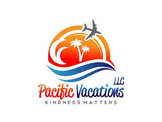 Pacific Vacations,LLC logo design by Norsh