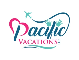 Pacific Vacations,LLC logo design by MAXR