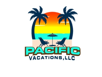 Pacific Vacations,LLC logo design by AamirKhan