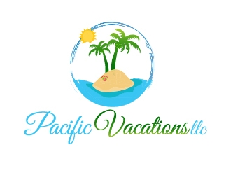 Pacific Vacations,LLC logo design by shravya