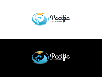 Pacific Vacations,LLC logo design by domerouz