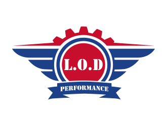 L.O.D performance  logo design by qqdesigns