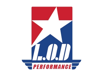 L.O.D performance  logo design by KreativeLogos