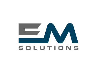 EM Solutions logo design by p0peye