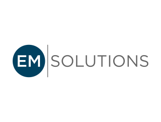 EM Solutions logo design by p0peye