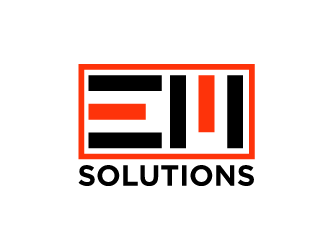 EM Solutions logo design by gearfx