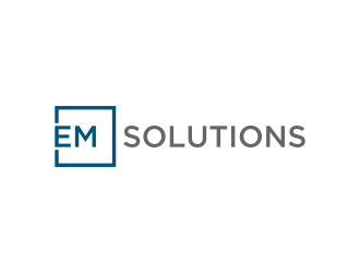 EM Solutions logo design by salis17