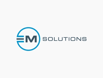 EM Solutions logo design by Janee