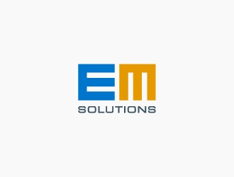 EM Solutions logo design by Janee