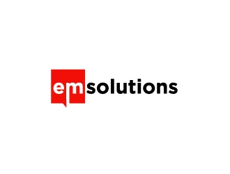 EM Solutions logo design by labo