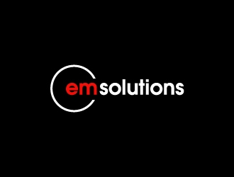 EM Solutions logo design by labo