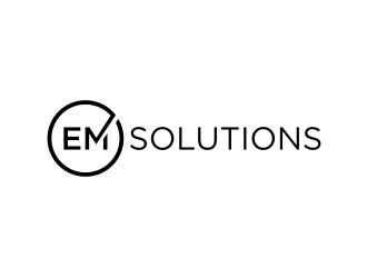 EM Solutions logo design by KQ5