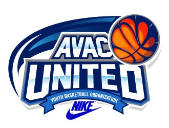AVAC UNITED logo design by Suvendu