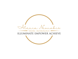 Alexia Neonakis Vedic Astrology  logo design by sodimejo