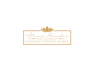 Alexia Neonakis Vedic Astrology  logo design by sodimejo